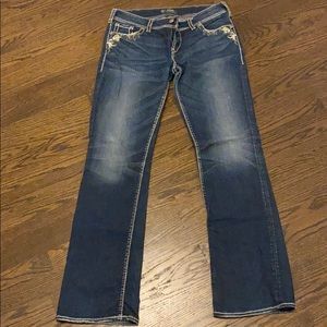 Silver Suki Flap 17” Jeans